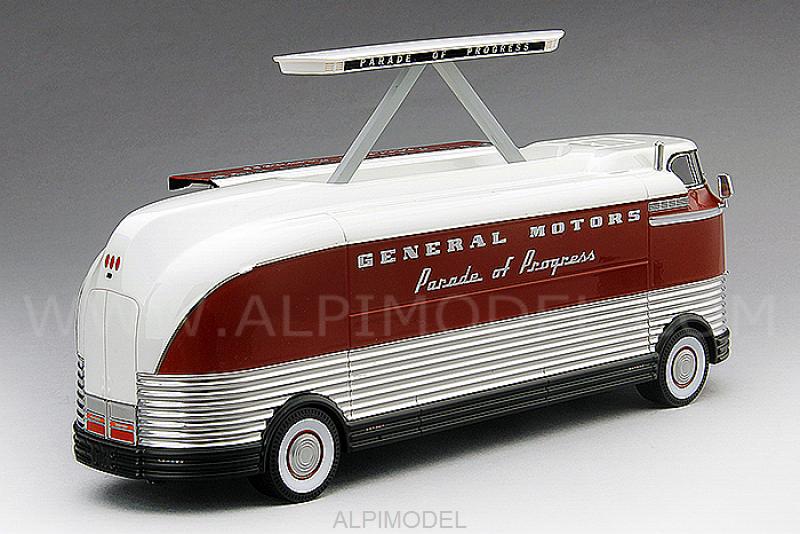GM Futurliner Three Dimensional Sound GM Parade of Progress 1954 by true-scale-miniatures