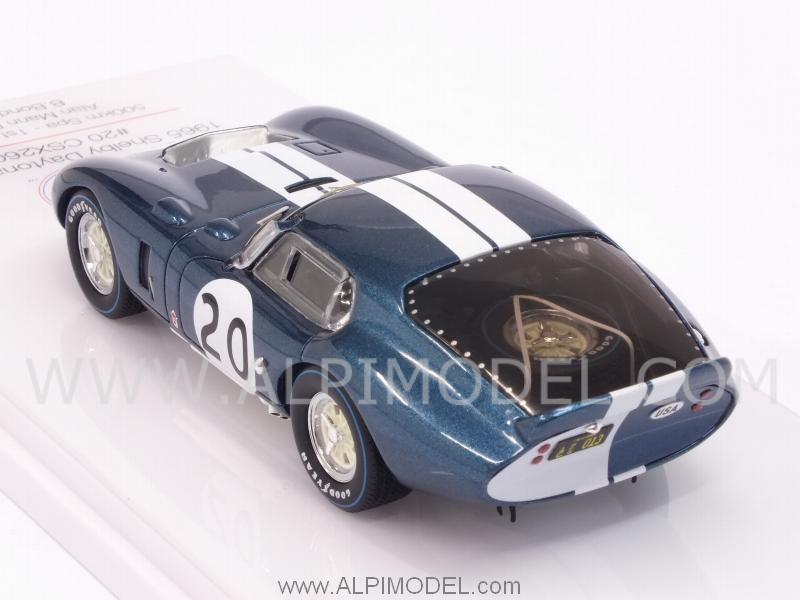 Shelby Daytona Coupe CSX2601 #20 1st GT Class 500 Km Spa 1965 Bob Bondurant by true-scale-miniatures