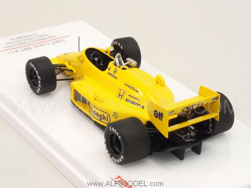 Lotus 99T #11 GP San Marino 1987 Satoru Nakajima by true-scale-miniatures