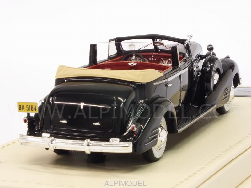 Cadillac V16 Convertible Sedan 1936 (Black) by true-scale-miniatures