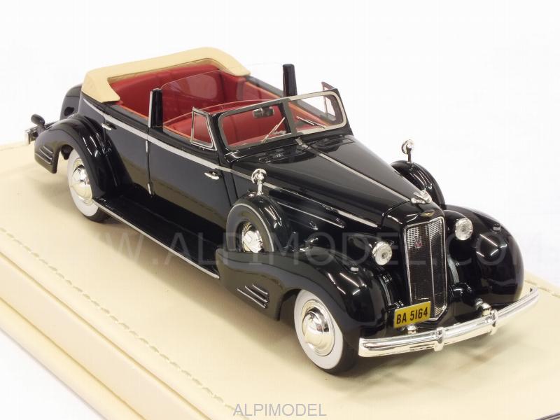 Cadillac V16 Convertible Sedan 1936 (Black) by true-scale-miniatures