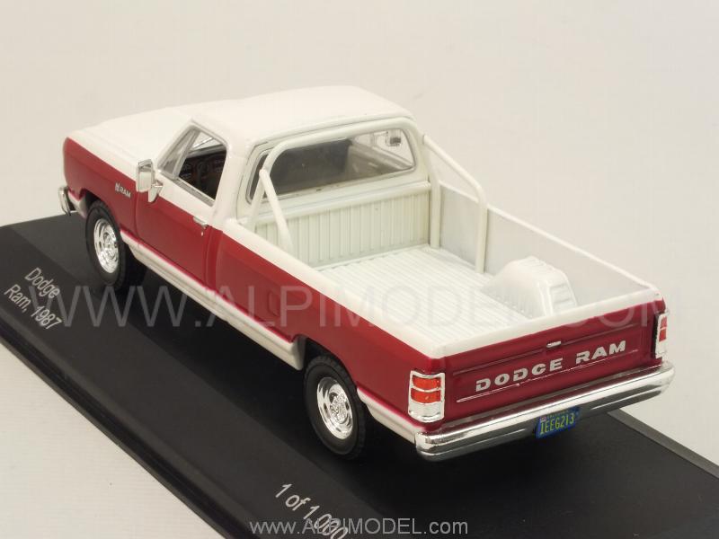 Dodge RAM 1987 (Red/White) by whitebox