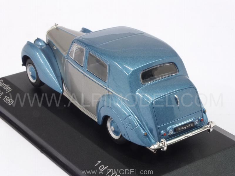 Bentley MkVI 1950 (Silver Metallic/Light Blue) by whitebox