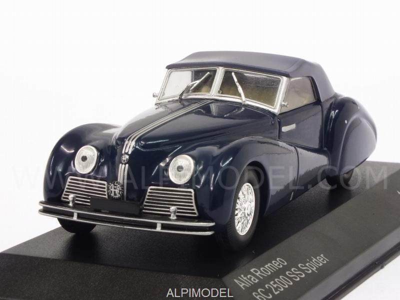 Alfa Romeo 6C 2500 SS Spider Soft Top 1942 (Blue) by whitebox
