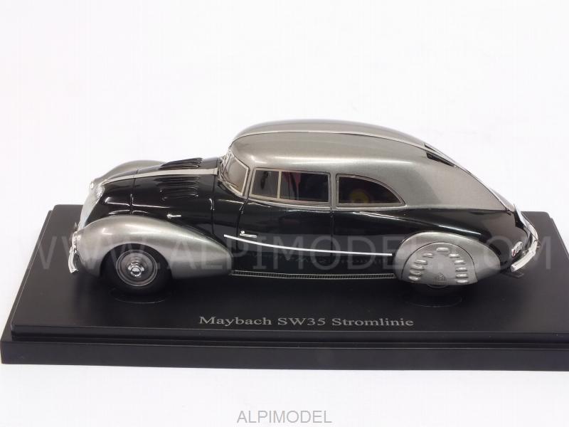 Maybach SW35 Stromlinie 1935 (Black/Silver) - auto-cult