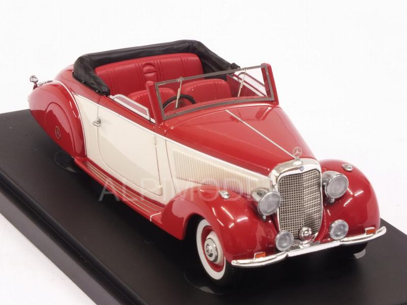 Mercedes 230 Convertible (W153) Graber 1939 (Red/White) - auto-cult