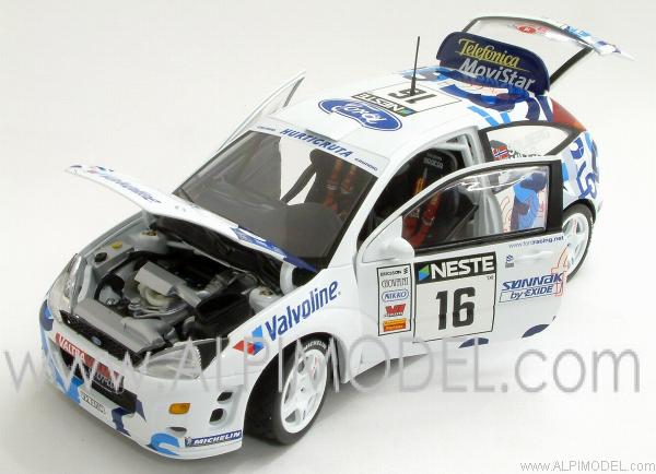 Ford Focus WRC Rally Finland 2000 Solberg - Mills - action