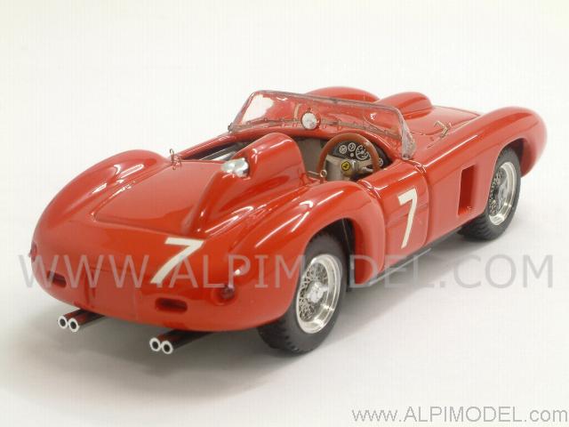 Ferrari 290 MM #7 Nurburgring 1957 Gregory - Morelli - art-model