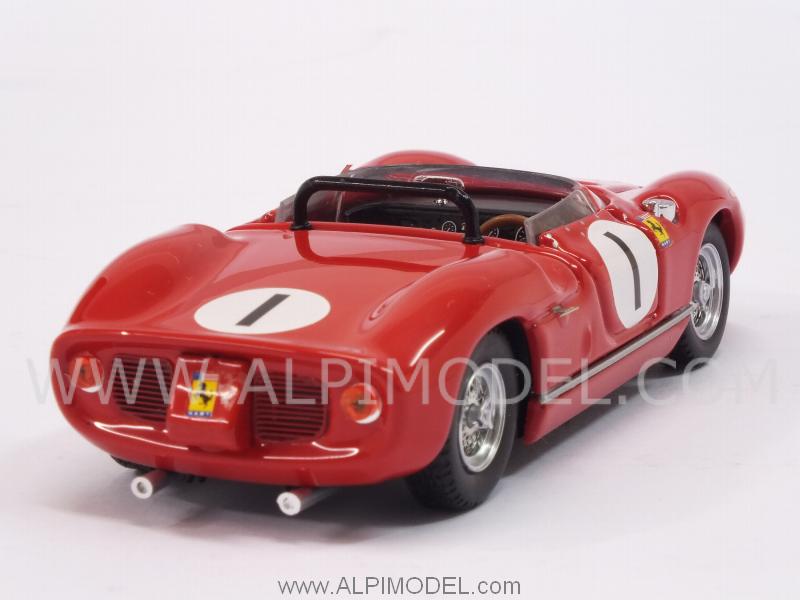 Ferrari 250P-#1 Bridgehampton 1963 Pedro Rodriguez - art-model