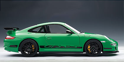 Porsche 997 Gt 3 Rs Green 1:12 by auto-art