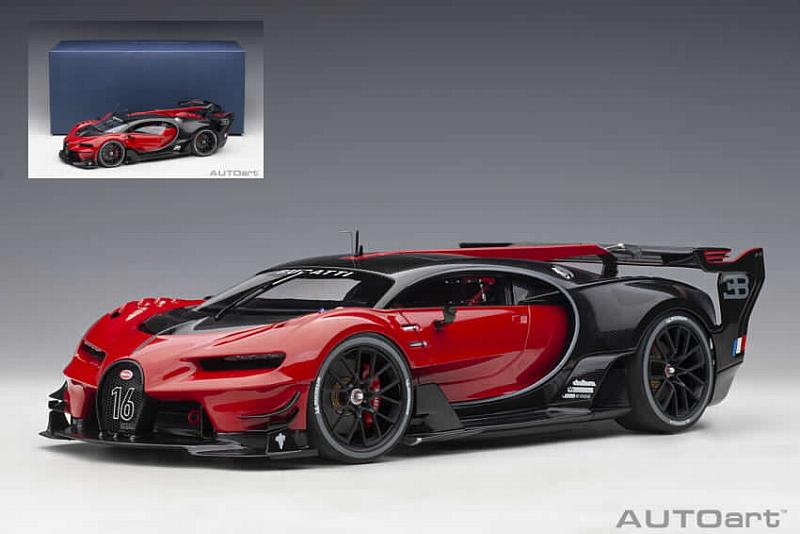 Bugatti Vision GT 2015 (Red/Black Carbon) by auto-art