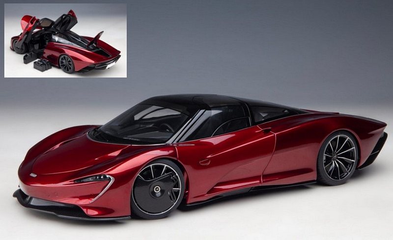 McLaren Speedtail 2020 (Volcano Red) by autoart
