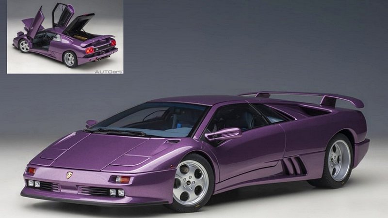 Lamborghini Diablo SE30 1993 (Purple) by auto-art