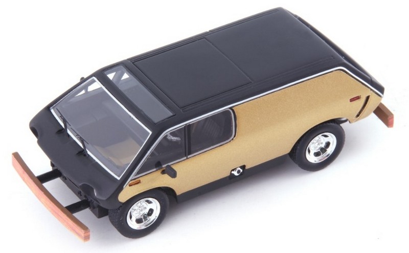 Brubaker Box Van 1972 Gold-black 1:43 by avenue43