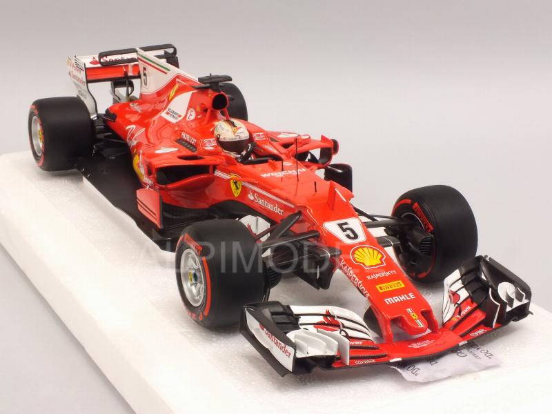 BBR BBR181715 Ferrari SF70-H #5 GP Monaco 2017 Sebastian Vettel 1/18