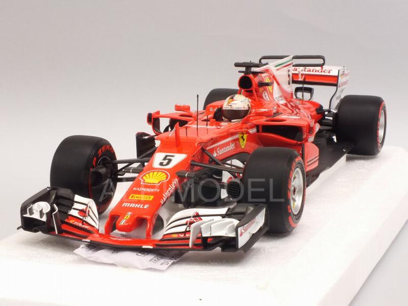 BBR BBR181715 Ferrari SF70-H #5 GP Monaco 2017 Sebastian Vettel 1/18