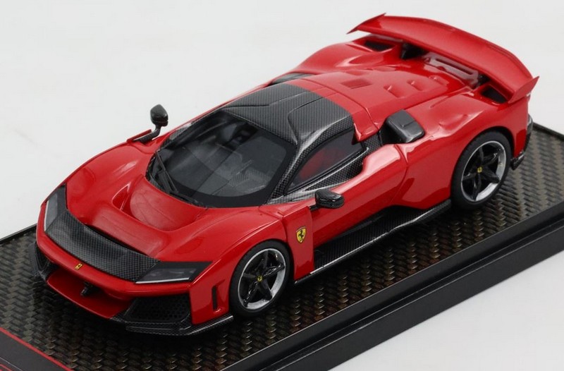 Ferrari F80 Optional Carbonio (Rosso Corsa/Carbon + Carbon Silver wheels) by bbr