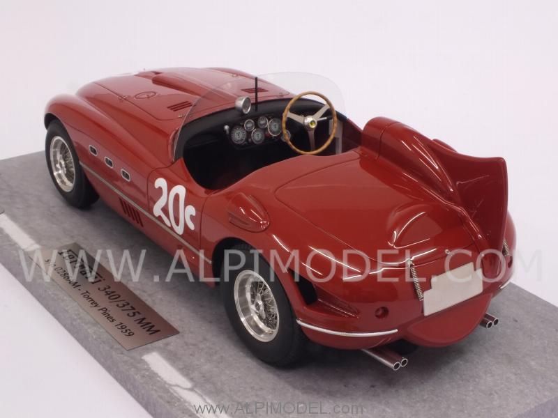 Ferrari 340/375 MM s/n 0286AM Torrey Pines Race 1959 Carroll Shelby - bbr