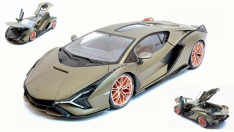 Lamborghini Sian FKP37 2020 (Metallic.Matt Green) by burago
