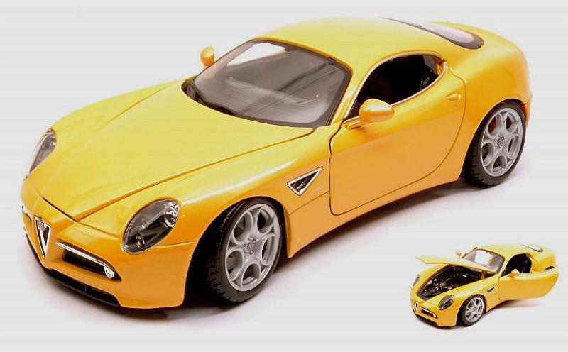 Alfa Romeo 8C Competizione 2007 (Yellow) by bburago