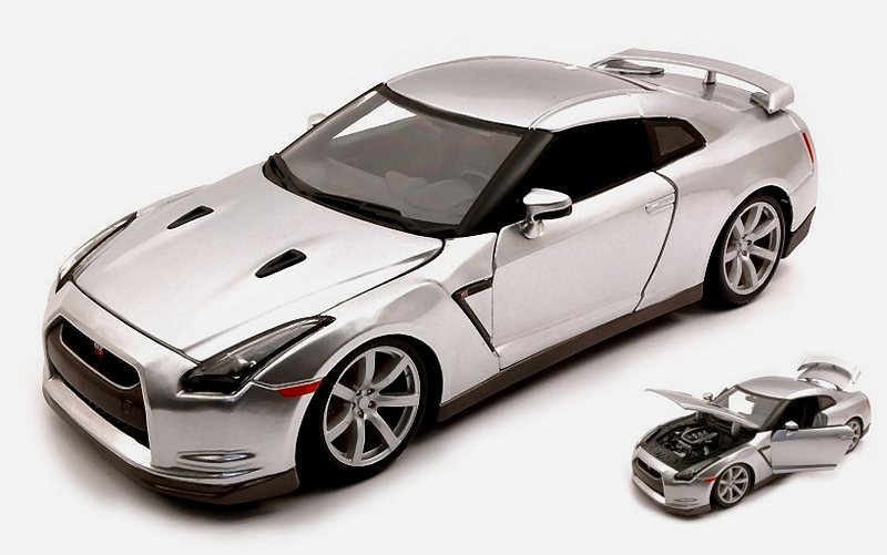 Nissan GTR 2009 (Silver) by burago