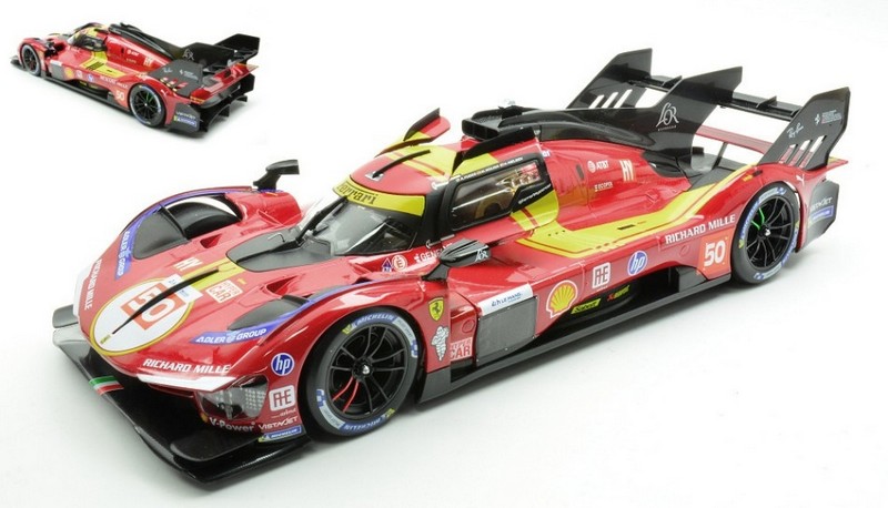 Ferrari 499P #50 Le Mans 2025 Fuoco-Nielsen-Molina by burago
