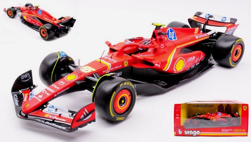Ferrari SF-24 #55 2024 Carlos Sainz by burago