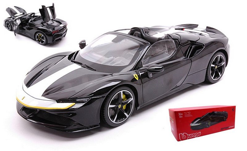 Ferrari SF90 Spider Assetto Fiorano (Black) by burago
