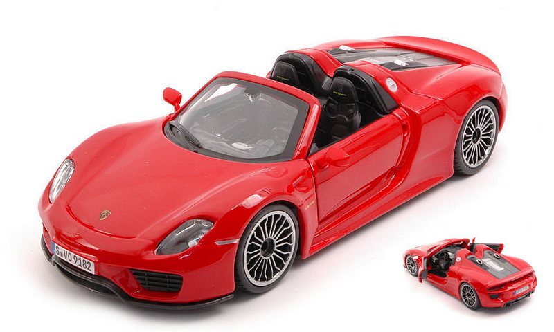 Porsche 918 Spyder 2015 (Red) by burago