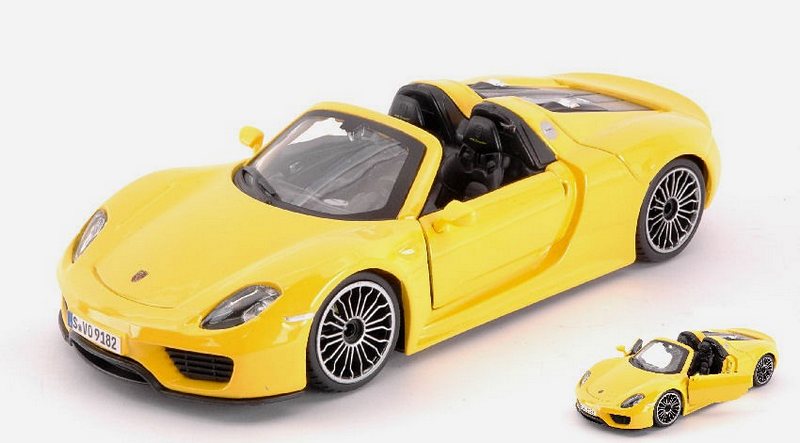 Porsche 918 Spyder 2013 (Yellow) by burago