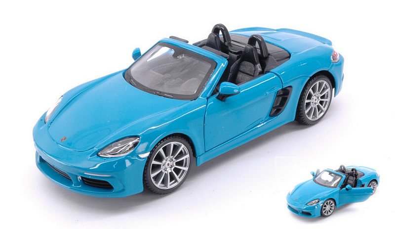 Porsche 718 Boxster Cabriolet (Bluegreen) by burago
