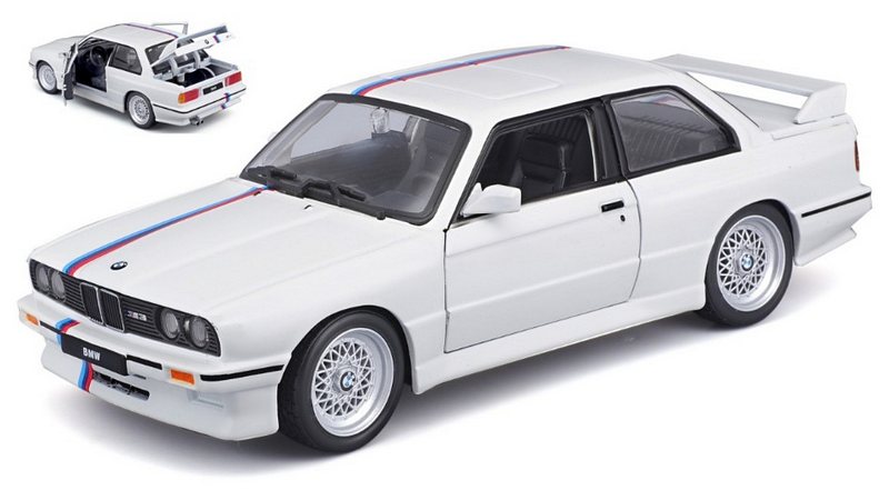 BMW M3 (E30) 1988 (White) by burago