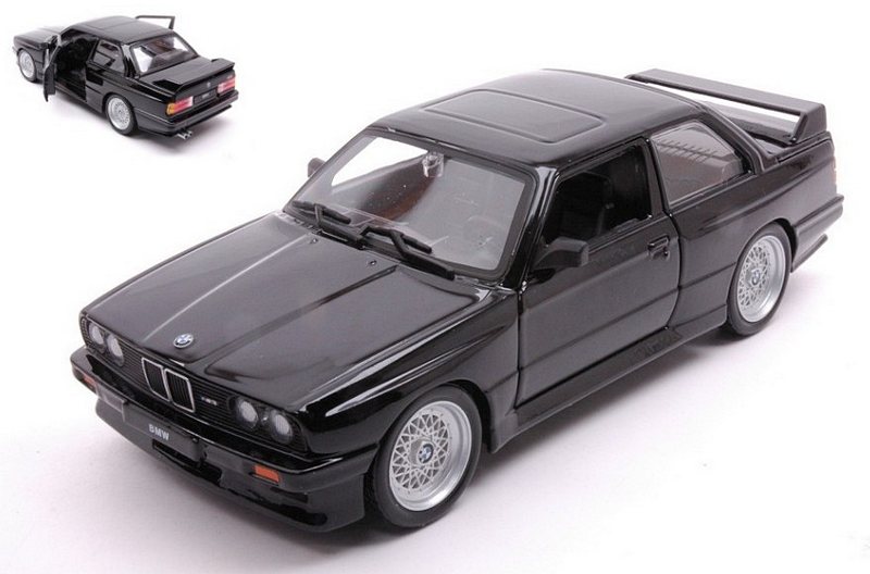 BMW M3 (E30) 1988 (Black) by burago