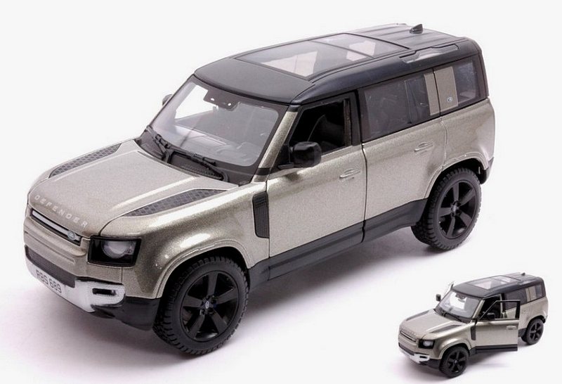 Land Rover Defender 110 2022 (Light Green Metallic) by burago