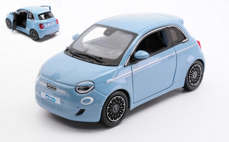 Fiat 500E 2023 (Light Blue) by burago