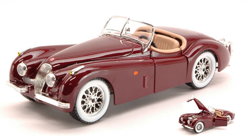 Jaguar XK120 Roadster 1951 (Amarant) by burago