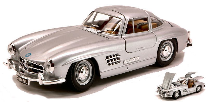 Mercedes 300 SL 1954 (Silver) by burago