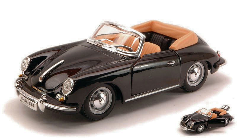 Porsche 356B Cabriolet 1961 (Black) by burago