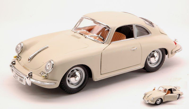 Porsche 356B Coupe 1961 (Cream) by burago
