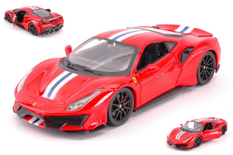 Ferrari 488 Pista (Red) by burago