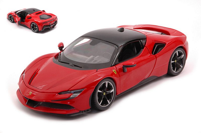 Ferrari SF90 Hybrid Stradale 2019 (Red) by burago