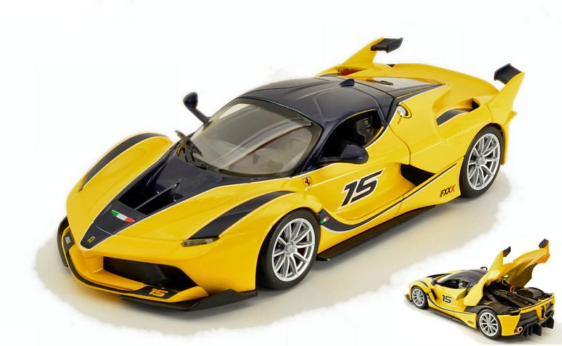 Ferrari FXX-K #15 2014 (Yellow) by burago