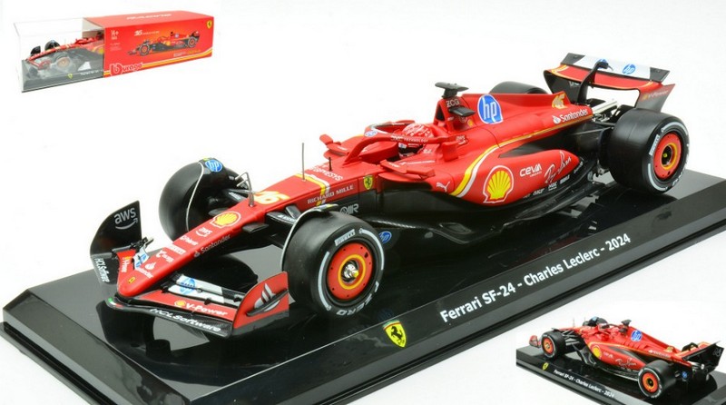 Ferrari SF-24 #16 2024 Charles Leclerc Signature Series by burago