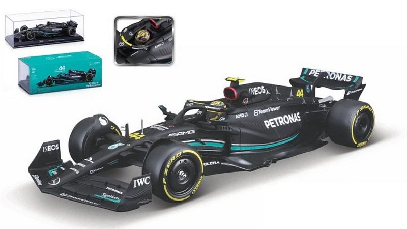 Mercedes W14 AMG #44 2023 Lewis Hamilton by burago