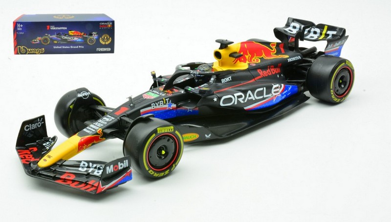 Red Bull RB19 #1 Winner GP Austin 2023 Max Verstappen by burago