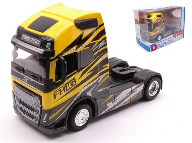 Volvo FH16 Globetrotter 750 XXL Truck (Yellow/Black) by burago