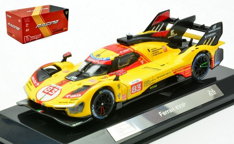 Ferrari 499P #83 Le Mans 2024 Kubica - Shwartzman - Ye by burago
