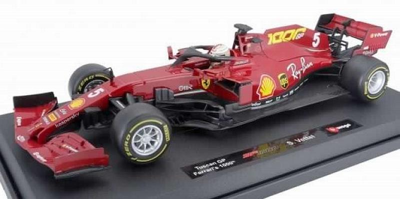 Ferrari F1 SF1000 #5 GP Tuscany 2020 Sebastian Vettel - 1000th GP - Signature Edition by burago