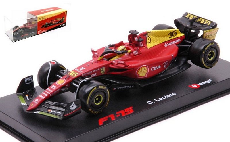 Ferrari F1-75 #16 GP Monza 2022  Charles Leclerc by burago