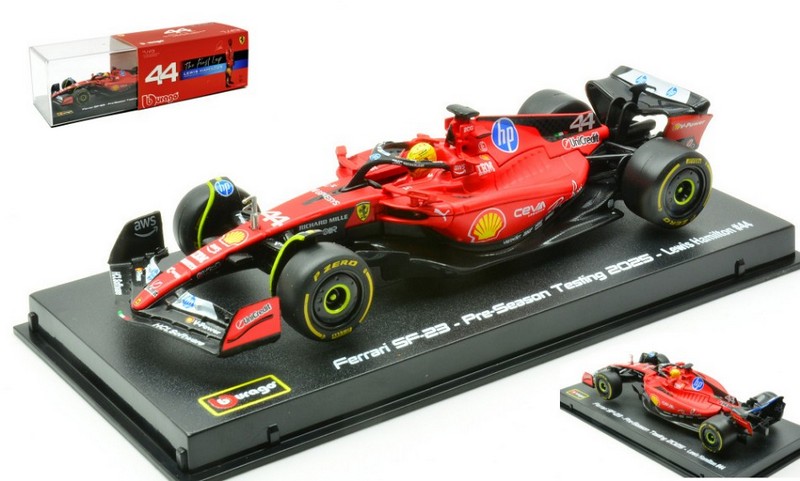 Ferrari SF-23 #44 Test Fiorano 2025 Lewis Hamilton  - Signature Edition by burago